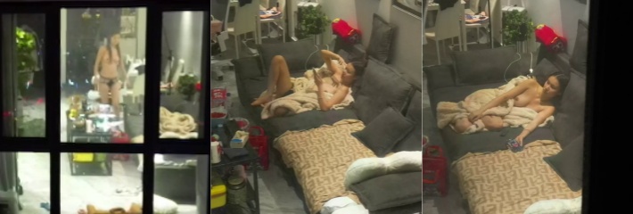 江苏南京市鼓楼区 牛人用无人机拍摄高层居民楼 竟然拍到裸装少妇在家看电视！过于激动炸机了