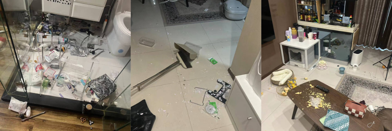 男网红居家对女网红进行家暴极其暴力！抖音 大力娜Nana 惨遭男主强力施暴！