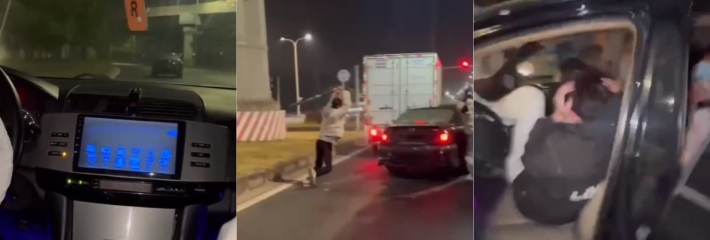 精神小伙打架砸车 拍视频的也是人才 是怕自己提供的证据不够完整 刑期不够长吗？