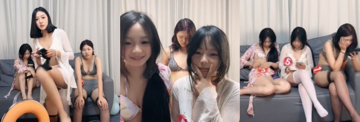 顶流M8女团 最新直播录屏曝光 水灵校花穿透明装 跳裸舞粉丝互动 骚话刷屏嗨爆