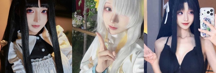 网红男娘 怡华 极致反差cos 扮演圣女床上服侍老公 骚叫声超级好听