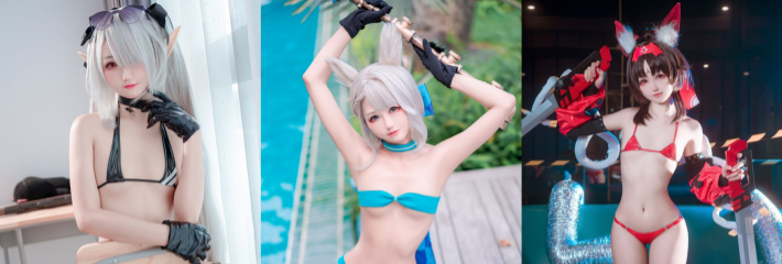 越南coser Kuuko 可爱娃娃脸 妖娆诱人 完美身材 拍摄花絮流出 各种性感cos服装！