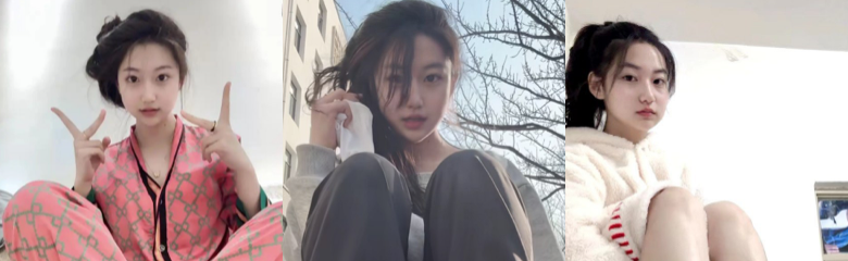 抖音 小佳甜心 已经开始逐渐下海 露脚露奶 新照片中的翻白眼更是令人心动！