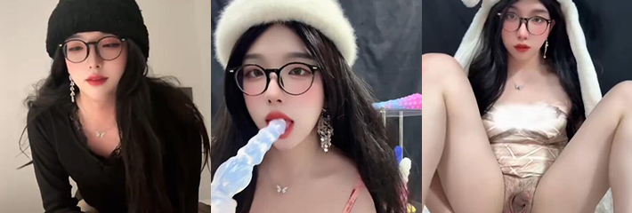 万人疯求的抖音男娘嘉仪劲爆直播，从擦边到公开玩鸟，深夜顶风作案，直播玩弄金针菇！