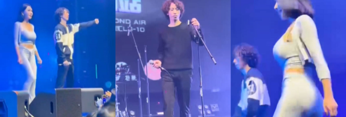 庞麦郎 2025深圳巡演 演唱我的滑板鞋 后台花絮流出 这个赛道太小众了 有些看不懂！
