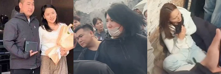 河北廊坊文安左各庄北陶管营村抓小三 原配带母亲上门反被小三母女辱骂 当街混战丢人现眼