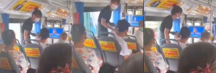 街射哥误人子弟 一男子公交车上意淫旁边美女打飞机 被举报！