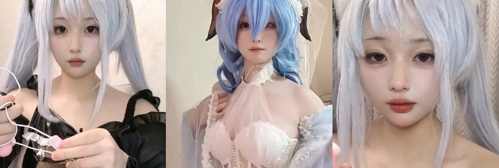 这骚婊推特福利姬自慰福利泄密，cos二次元娇小身材跳蛋玩阴蒂，白浆贱爆！