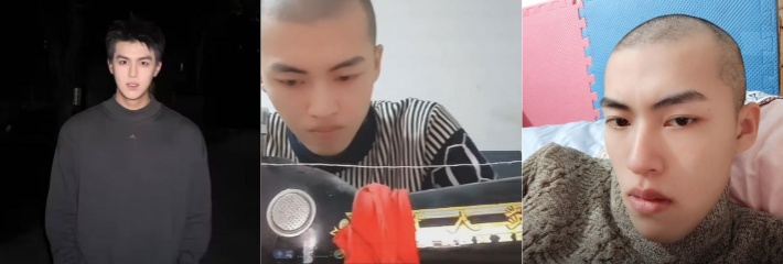帅不过三秒 抖音素人听从评论建议爆改吴亦凡 剃光头蹬缝纫机开启直播走红！