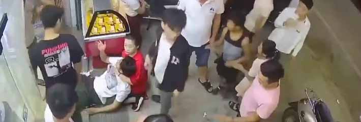 广东陆丰热议 王嘉禧 被派出所堂侄当街殴打致死事件 官官相护 监控视频被拿走后内容便消失！
