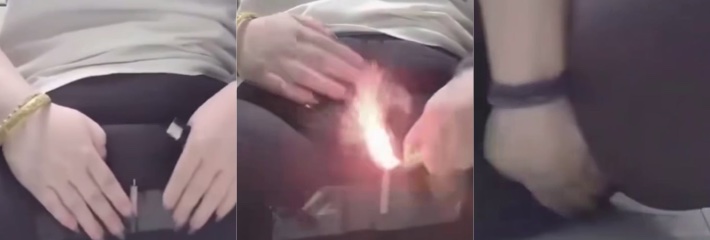 猎奇吃瓜炸裂 女子点燃鞭炮狂炸阴部 痛到满地打滚惨叫连连 这得有多变态啊！