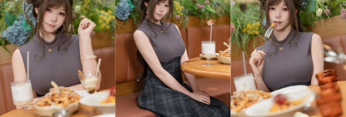 Yiko湿润兔 咬一口兔娘 极致甜蜜诱惑热舞 兔娘甜美肉感去衣太撩人