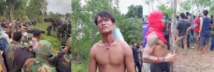 柬泰边境冲突升级泰国士兵用气枪射击柬埔寨公民 边境争端军民交火平民伤亡国际关切局势紧张