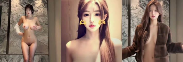 AI脱衣抖音网红韩冰！极品娃娃脸长腿女神热舞，绝顶美乳白虎诱惑震撼人心！