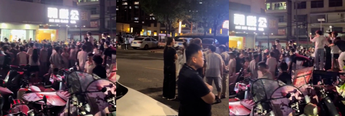 广西普宁洪阳和悦公寓抓小三 出轨女直接变身女拳战士暴打情夫