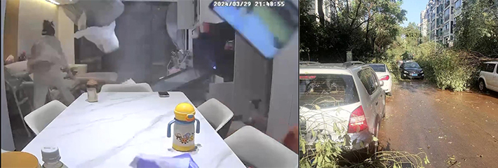 江西省南昌市南昌县伟梦清水湾小区发生两起被大风吹落坠楼事故，3人当场身亡！