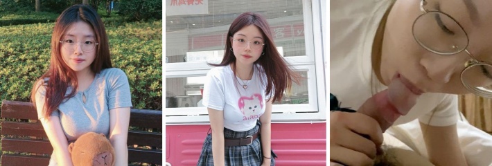 眼镜妹反差小母狗 拨开内裤调戏大哥 被大哥抓过来各种爆操