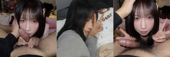 高颜值小美女 李雯雯 第一视角口交特写 母狗姿态无套后入 骚到窒息！