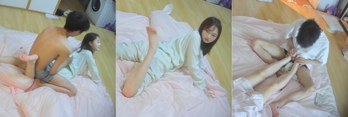 精品酒店偷拍 JK萝莉妹 与恋足男友激情缠绵 舌吻足交猛操骚穴