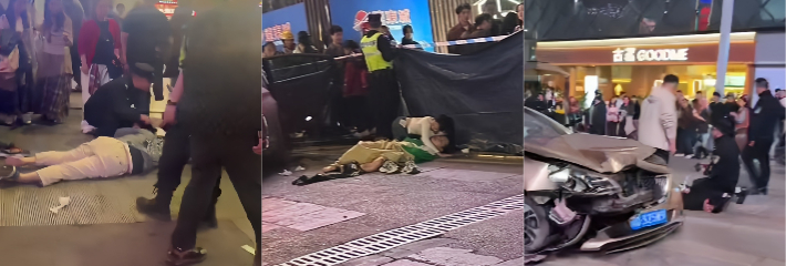 重庆观音桥好吃街惊魂夜 轿车失控狂飙撞飞多人 司机突发疾病当场身亡