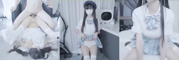 约操刚成年双马尾小嫩妹 极度缺钱少女为钱配合拍视频 首次内射处女作曝光！