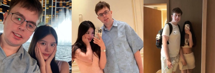 四川95后美女 Ami 疯狂倒贴英国男友Tom 被男友发推特炫耀 亚洲马桶天花板再现！
