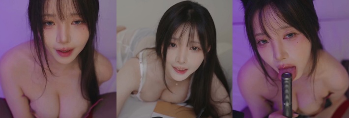ASMR助眠诱惑 甜美女神Yoonying 夏日雨夜怎么会梦到魅魔！
