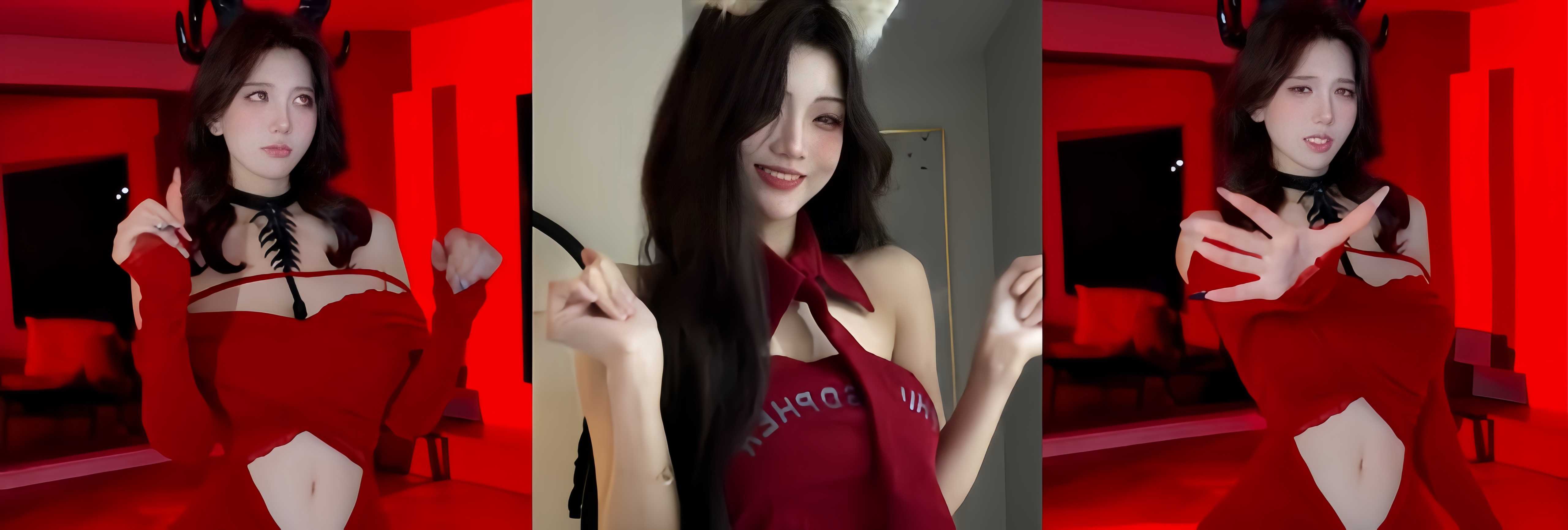 抖音颜料变装热潮 wang唐唐 奶瑶妹妹 蔡萝莉 星狗 各大网红换装热舞大秀