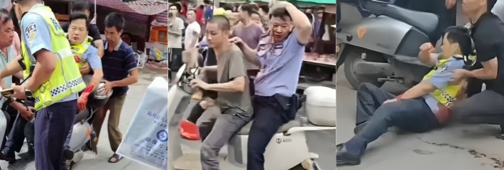 广西玉林男子街头狂捅多人 民警受伤制止 死亡谣言满天飞