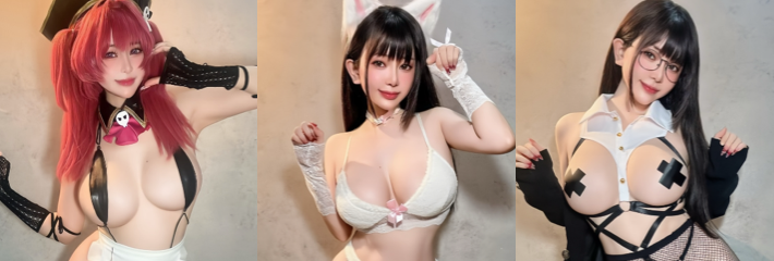 推特极品福利姬 Tiny-Asa 最新Cosplay遐蝶流出 巨乳肥臀精油自慰