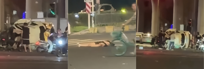成都红光大道与天河路交叉口发生严重车祸 致3人死亡1人受伤 警方介入调查