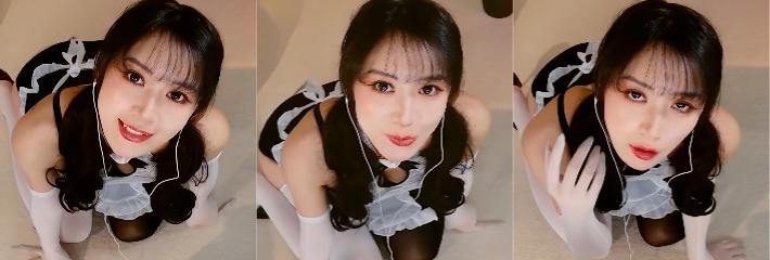 B站ASMR助眠主播 圈圈 最新女仆福利视频 服务生的补偿