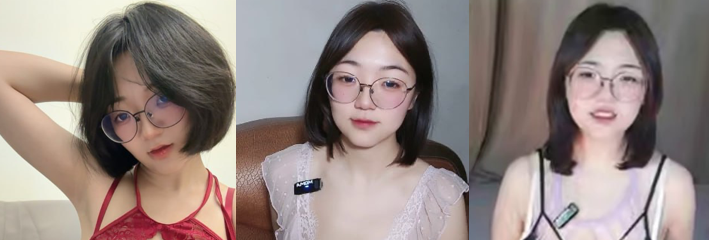 B站圆圆肉桃 双视角定制视频流出 黑丝美鲍鱼擦边挑逗 表情销魂骚劲十足！