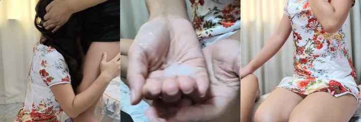 射在妈妈嘴里流出的精液 被妈妈捧在手上 相依为命的母子56-60集 海角社区