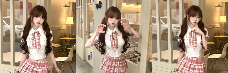 兰兰小苍Freesia ASMR助眠视频 粉黑水手服丝袜大腿摩擦声超诱惑