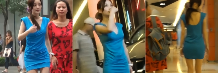 牛逼大神抄底 李小璐 一身深蓝包臀裙凸显完美身躯 有种想要趴下一窥婀娜多姿身躯的冲动！