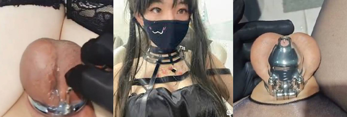 TS伪娘锁阴蒂 男娘负数小鸡巴意念排精 人妖女王实在太会玩！
