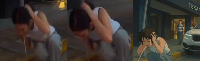 清纯女主与男友私密激情偷拍车中口交曝光，女生表示：抱歉！我实在是吃不下去