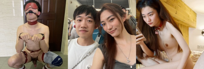 不是一家人不进一家门 在上海读书的小情侣 携手成为主人的下贱狗 这也太会玩了！