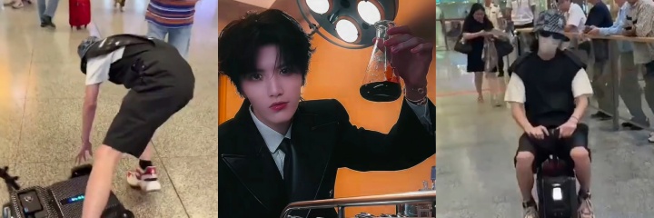 娱乐圈男idol 灵超 机场暴打美女粉丝 妹子竟还分享称终于抱上了 现场视频流出疯传！