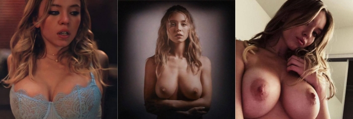 年度女神悉尼妹Sydney Sweeney 为艺术现身 拍摄欧美三级片 这一对巨乳和颜值太配了！