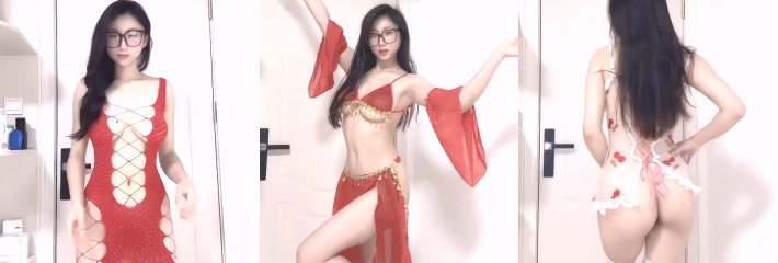快手30万粉丝网红 一只白咩咩 定制裸舞福利 各种情趣装 诱惑摇摆 性感身材 极度诱惑！
