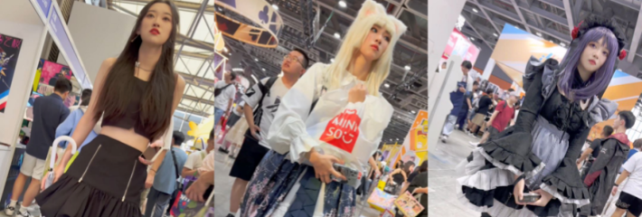5月2 KFC最新抄底偷拍 漫展专场 各种COS嫩妹 裙底风光各种内裤看个够！