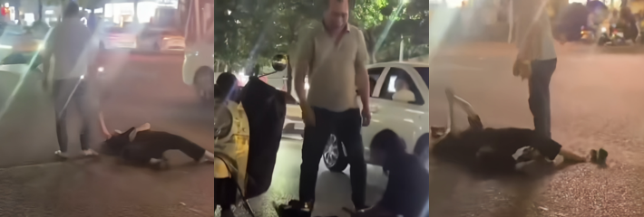 福建漳浦惊现抓奸事件 男子与小三车震被原配当场抓包 下体外露狼狈不堪