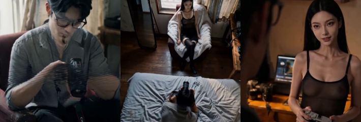 AI成人短剧 新剧首播 快门沦陷 1-2集 长发美人痣模特私房约拍 主动勾引反差感拉满