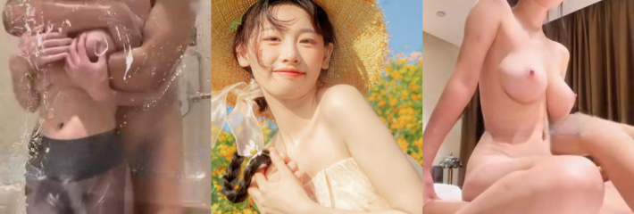 清纯巨乳女神镜前激战 翘臀后入 潮喷到床单湿透 一碰就喷水 妥妥骚货！