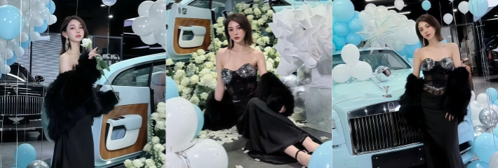 强者从不抱怨环境 网红鼻祖 郭美美 高调购买劳斯莱斯引发热议 附带早期献身金主视频!