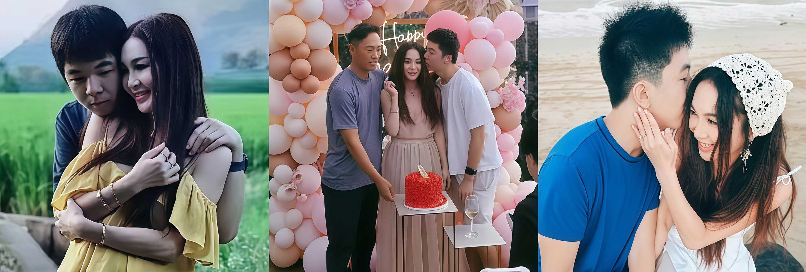 香港女星 温碧霞 59岁天后生日现场 养子当众深吻母亲 母子长期不正当关系彻底坐实
