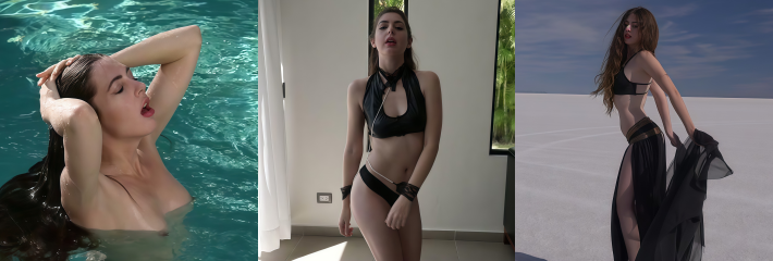 OF欧美金发女神 JordanTaylor 大尺度艺术写真福利 裸体湿身画面诱惑至极