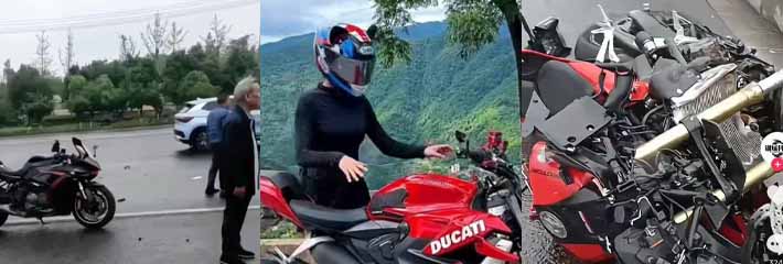 益阳女骑士小猪猪车祸身亡 骑摩托车不仅让你拥有S型身材 还能拥有完美的水晶棺材！